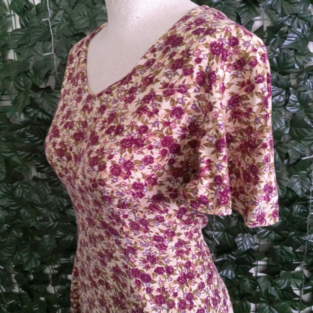 Floral Purple Dress
